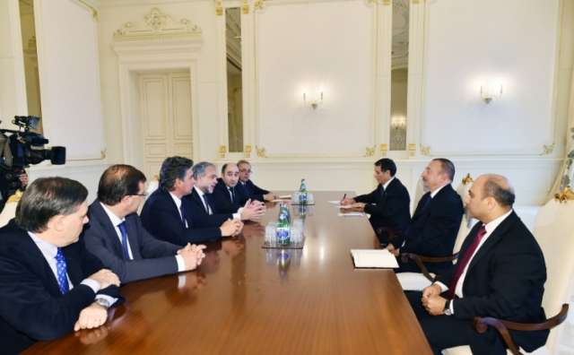 Ilham Aliyev receives Uruguayan parliamentary delegation